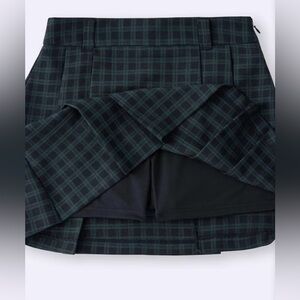 GU Side Pleated Checked Skort L